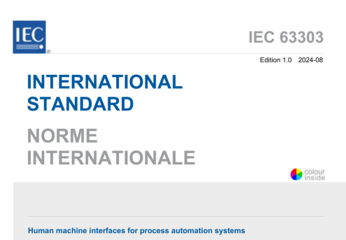 IEC 63303:2024 pdf download - Human machine interfaces for process automation systems